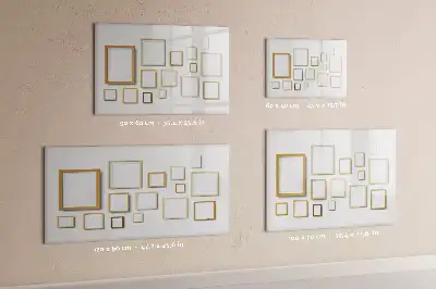 Magnetická kreslící tabule v dřevěném rámečku
