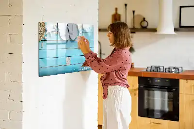Popisovatelná magnetická tabule doplněk na dovolenou