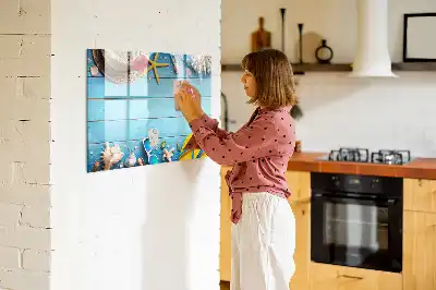 Popisovatelná magnetická tabule plážové doplňky
