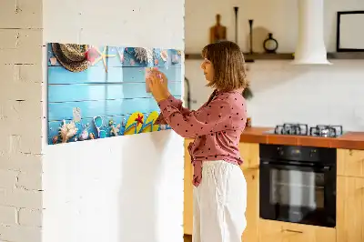 Popisovatelná magnetická tabule plážové doplňky