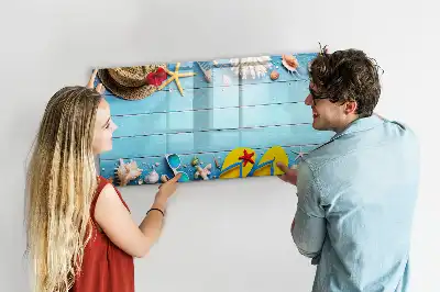 Popisovatelná magnetická tabule plážové doplňky