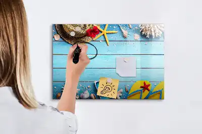 Popisovatelná magnetická tabule plážové doplňky