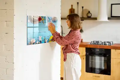 Popisovatelná magnetická tabule plážové doplňky