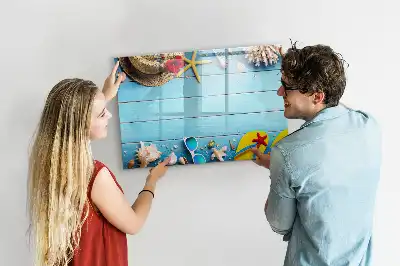 Popisovatelná magnetická tabule plážové doplňky