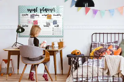 Magnetická kreslící tabule plánovač jídelníčku