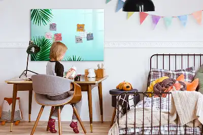Magnetická popisovatelná tabule s motivem palmových listů