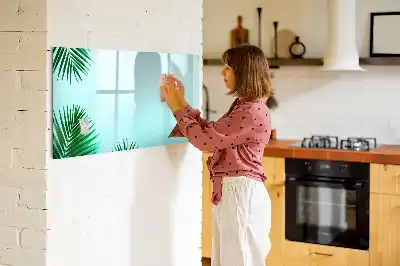 Magnetická popisovatelná tabule s motivem palmových listů