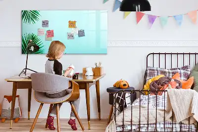 Magnetická popisovatelná tabule s motivem palmových listů
