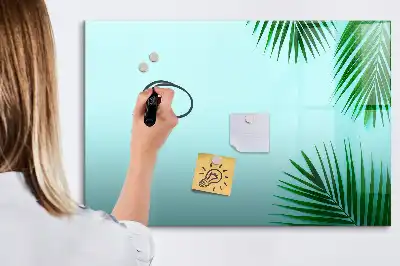 Magnetická kreslící tabule egzotické listy