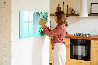 Magnetická kreslící tabule egzotické listy