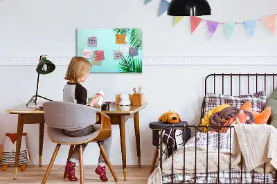Magnetická kreslící tabule egzotické listy