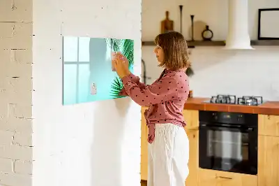 Magnetická kreslící tabule egzotické listy