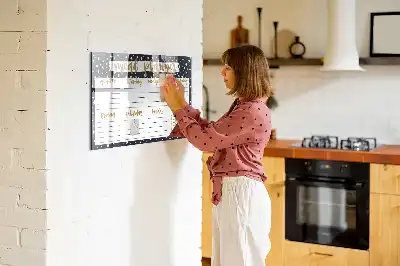 Magnetická kreslící tabule hvězdný plánovač jídelníčku
