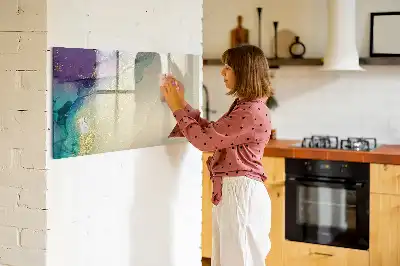 Popisovatelná magnetická tabule elegantní abstrakce