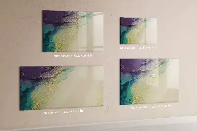 Popisovatelná magnetická tabule elegantní abstrakce