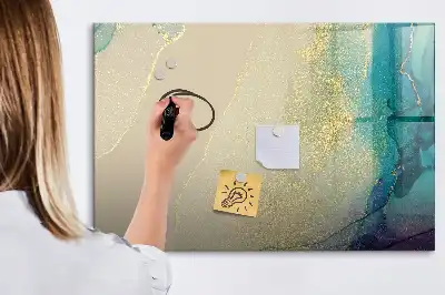 Magnetická kreslicí tabule barevný mramor