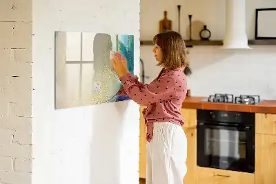 Magnetická kreslicí tabule barevný mramor