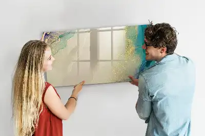Magnetická kreslicí tabule barevný mramor