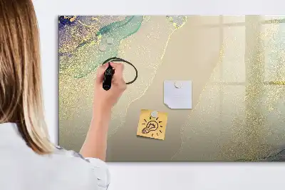 Magnetická kreslicí tabule barevný mramor
