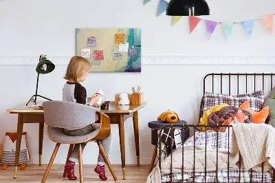 Magnetická kreslicí tabule barevný mramor