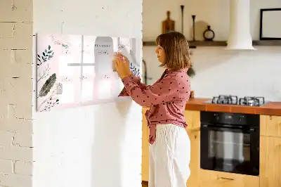 Magnetická kreslící tabule roztomilý týdenní plánovač
