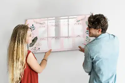 Magnetická kreslící tabule roztomilý týdenní plánovač