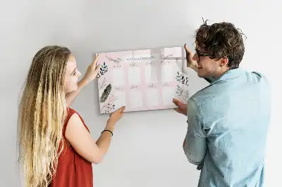 Magnetická kreslící tabule roztomilý týdenní plánovač