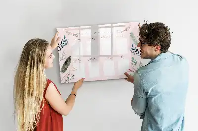 Magnetická kreslící tabule roztomilý týdenní plánovač