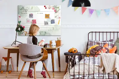 Magnetická kreslicí tabule na recepty