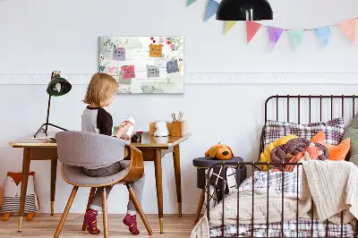 Magnetická kreslicí tabule na recepty