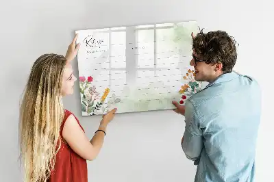 Popisovatelná magnetická tabule na recepty