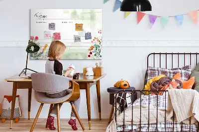 Popisovatelná magnetická tabule na recepty