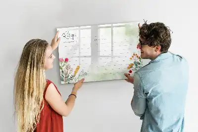Popisovatelná magnetická tabule na recepty