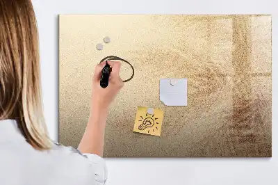 Popisovatelná magnetická tabule abstraktní listy