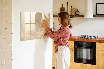 Popisovatelná magnetická tabule abstraktní listy