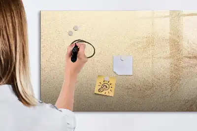 Popisovatelná magnetická tabule abstraktní listy