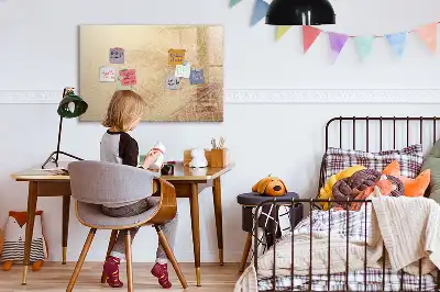 Popisovatelná magnetická tabule abstraktní listy