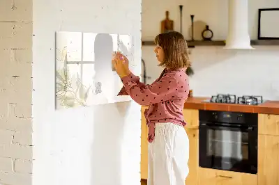 Magnetická kreslící tabule v designu pastelová abstrakce