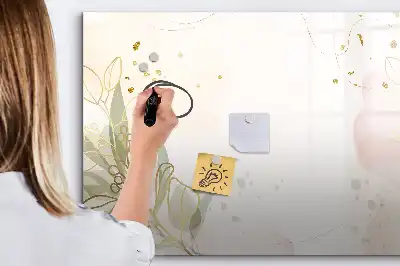 Magnetická kreslící tabule v designu pastelová abstrakce