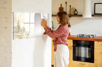 Magnetická kreslící tabule v designu pastelová abstrakce
