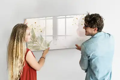 Magnetická kreslící tabule v designu pastelová abstrakce