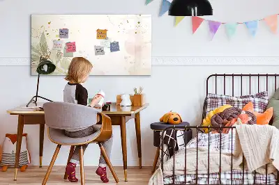 Magnetická kreslící tabule v designu pastelová abstrakce