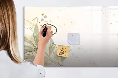 Magnetická kreslící tabule v designu pastelová abstrakce