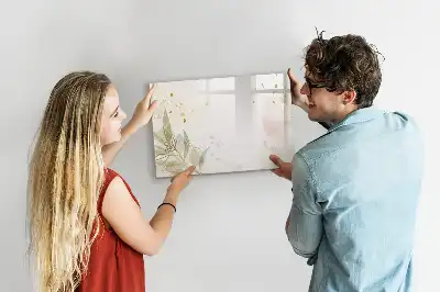 Magnetická kreslící tabule v designu pastelová abstrakce