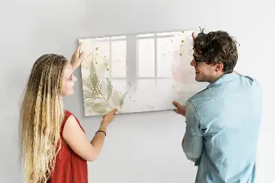 Magnetická kreslící tabule v designu pastelová abstrakce