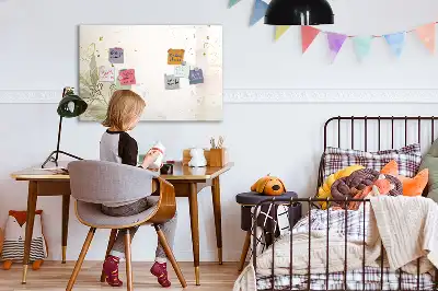 Magnetická kreslící tabule v designu pastelová abstrakce