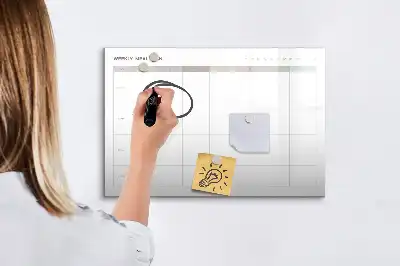 Magnetická kreslící tabule minimalistické provedení