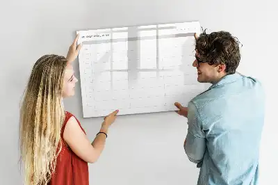 Popisovatelná magnetická tabule jednoduché menu