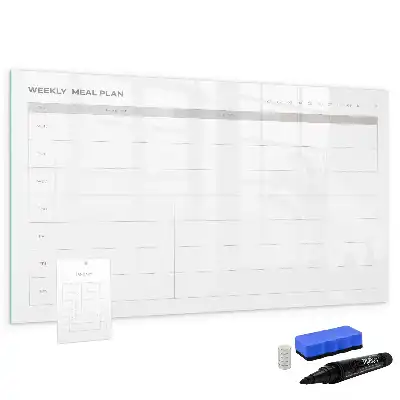 Popisovatelná magnetická tabule jednoduché menu