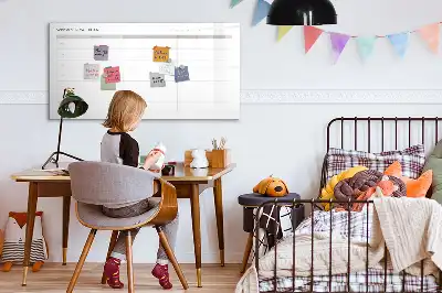 Popisovatelná magnetická tabule jednoduché menu